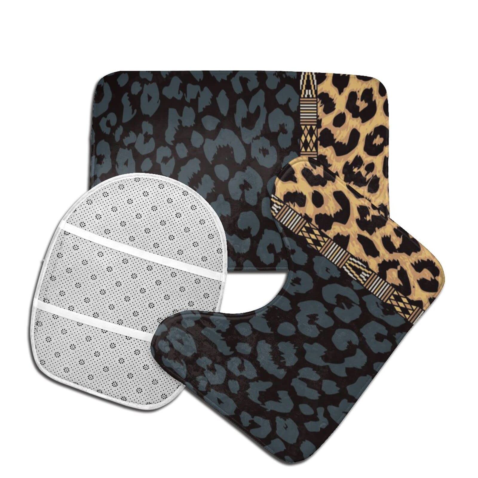 Amazon.co.jp: バスマット トイレマット 3点 セット タンクカバー